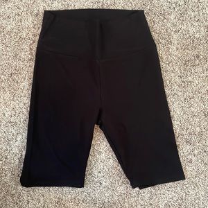 Black biker shorts